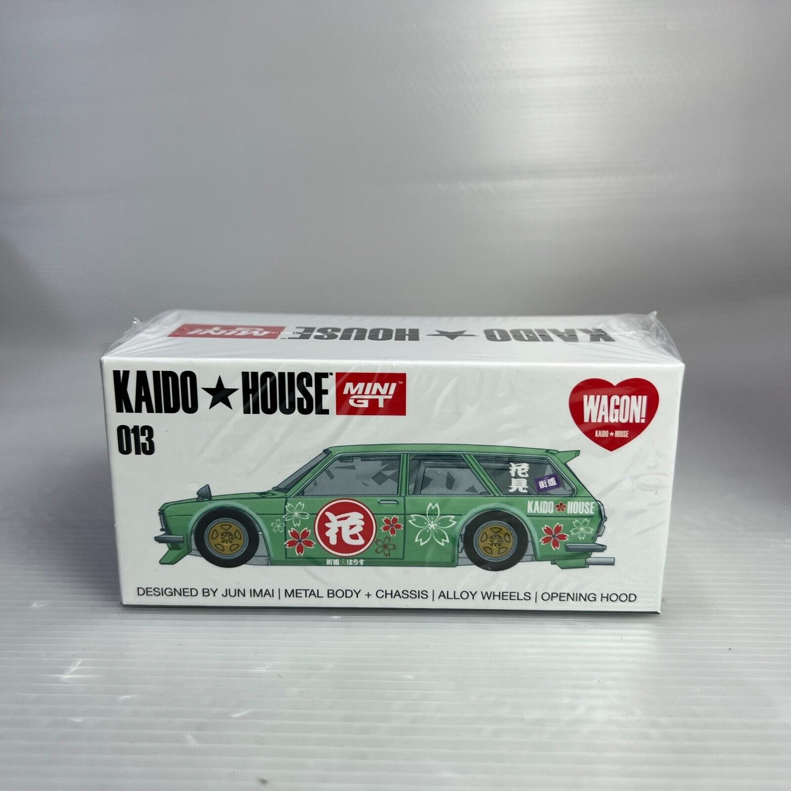 TSM MINI GT 1/64 ダットサン KAIDO 510 ワゴン Hanani V1 グリーン KAIDO HOUSETSM MINI GT 1:64 Datsun KAIDO 510 Wagon Hanani V1 Green KAIDO HOUSE