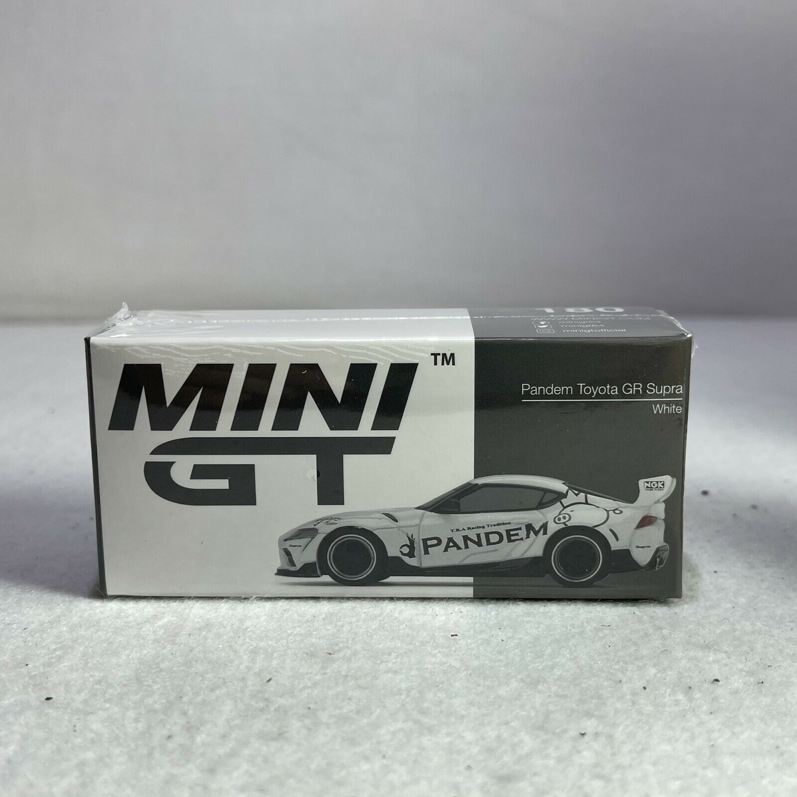 TSM MINI GT 1/64 トヨタ パンデム GR スープラ V1.0 ホワイト RHDTSM MINI GT 1:64 Toyota Pandem GR Supra V1.0 White RHD