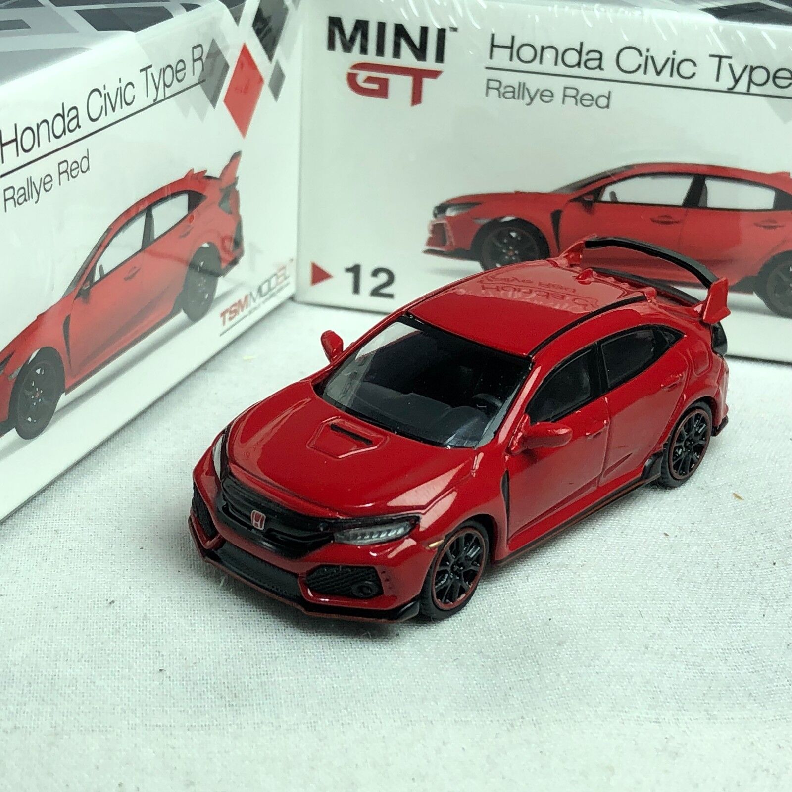 TSM MINI GT 1/64 z_ VrbN ^CvR FK8 [bh LHD TSM MINI GT 1/64 Honda Civic Type-R FK8 Rallye Red LHD