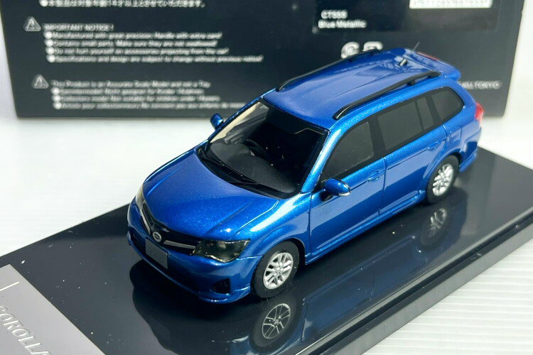 WIT 039 S 1/43 トヨタ カローラ フィールダー ブルーメタリックWIT 039 S 1:43 Toyota COROLLA FIELDER Blue Metallic