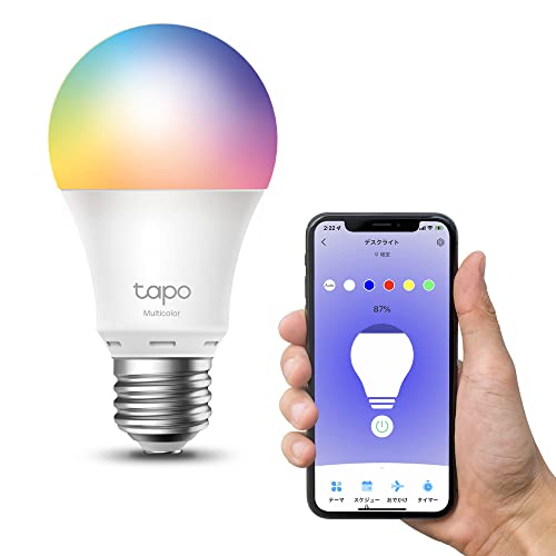 TP-Link Tapo 쥯 б ꥹޥ ޡ LED  Ĵ ϥ ޥ顼 E26 800lm ...
