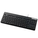 エレコム 有線キーボード TK-FCM107KBK 薄型 メンブレン式 抗菌 コンパクト テンキーレス ブラック(2)