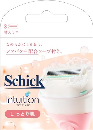 シック Schick イントゥイション しっとり肌 替刃(3コ入)カミソリ 女性 シック Schick イントゥイション しっとり肌 替刃(3コ入)カミソリ 女性