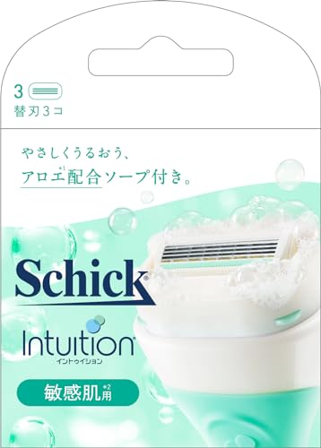 Schick(シック)イントゥイション 敏感肌用 替刃(3コ入)カミソリ 女性