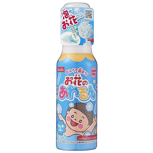 レック(LEC) おふろで遊ぼう お花の あわるん ラムネの香り (水色の泡) 子ども向け 花の形の泡がでる レック(LEC) おふろで遊ぼう お花の あわるん ラムネの香り (水色の泡) 子ども向け 花の形の泡がでる