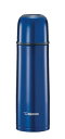 象印マホービン 水筒 500ml コップタイプ 広口約4cm ステンレスボトル 軽量&コンパクト 保温・保冷 ブルー SV-GR50-AA