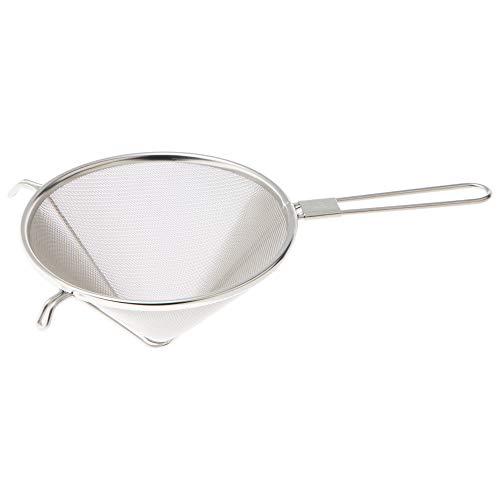 遠藤商事 TKG スープこし三角 21cm 外径×深さ(mm)210×105柄長(mm)140 三角型で汁が集中し便利に使える 錆に強いステンレ