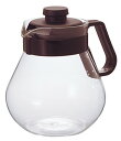HARIO (ハリオ) ティー & コーヒーサーバー タイム 1000ml ブラウン コーヒーサーバー 耐熱ガラス 日本製 TCN-100CBR