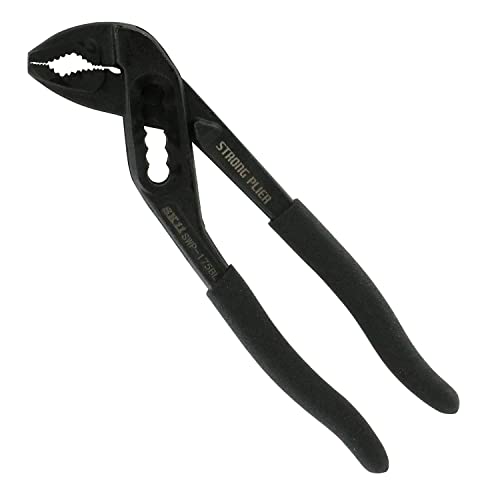 Rakuten - SK11(エスケー11) ストロングウォーターポンププライヤー 最大口開き33mm SWP-175BL ブラック