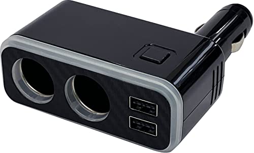 カシムラ(Kashimura) レインボーLED内蔵で様々な発光色が楽しめるUSBポート付きソケット ダイレクトタイプ NKX-235