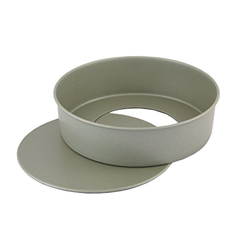 富士ホーロー ケーキ 型 21cm 底取れ チーズケーキ型 フッ素加工 ベイクウエア 33208 グレー