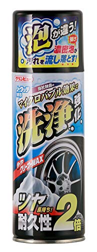 イチネンケミカルズ(Ichinen Chemicals) 車用 タイヤ艶出し&クリーナー クリンビュー ノータッチマイクロバブル 420ml 2