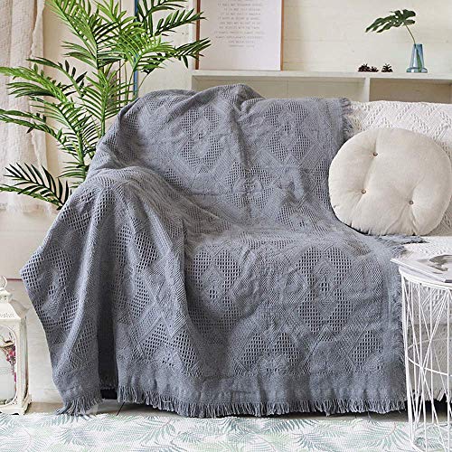 HomeFirst マルチカバー 北欧 ソファカバー 長方形 おしゃれ 多機能 ソファー ブランケット ベッドカバ..