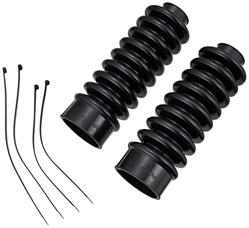 キジマ(kijima) フロントフォークブーツ イージーオン 250mm 上41φ/下68φ ソフテイル('84-'14) ブラック HD-03