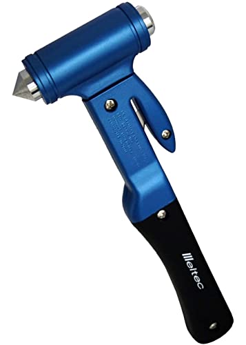 メルテック(meltec) 車載用 レスキューハンマー 緊急脱出用シートベルトカッター付 Meltecガラス割り ..