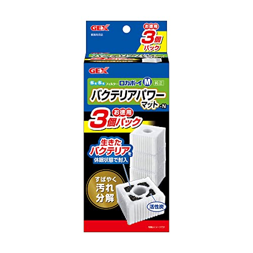 ジェックス GEX ロカボーイ バクテリアパワーマット 3個入 M