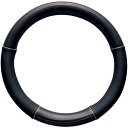 ボンフォーム(BONFORM) ハンドルカバー コンペティション 軽/普通車 ステアリングカバー S:36.5~37.9cm ブラック 6854