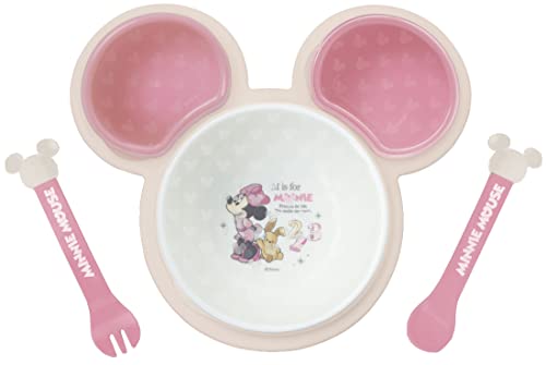 錦化成 ミニーマウス 片手で持てる離乳食パレット (P×BE) NR