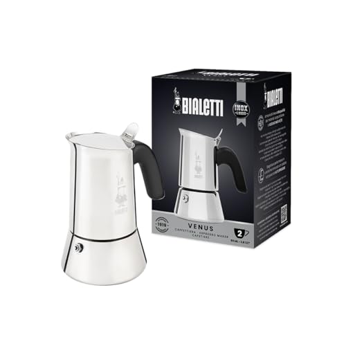 Bialetti (ビアレッティ) ヴィーナス 2カップ用 ステンレスモデル 直火式 ( コーヒーメーカー エスプレッソメーカー マキネッタ )