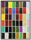 吉祥 日本画用絵具 角顔彩 上製 48色