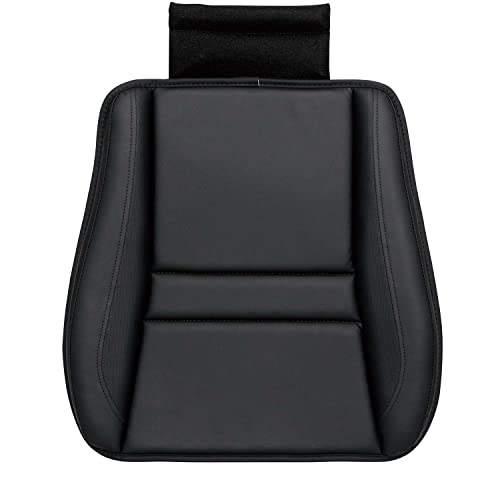 ボンフォーム(BONFORM) シートクッション レザーホールド ストッパー付 45x45cm ブラック 5771-43BK