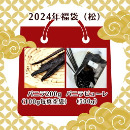 【2024年福袋(松)】バニラビーンズ 【真空パック 100毎・最上位 200g】 バニラピューレ【500g】 完全無添加 バニラビーンズペースト バニラエッセンス バニラ 製菓材料 福袋 2023年