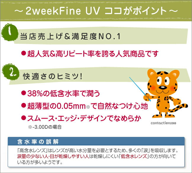 【送料無料】2ウィークファインUV plus 4箱 (シード 2週間交換 2week コンタクトレンズ)