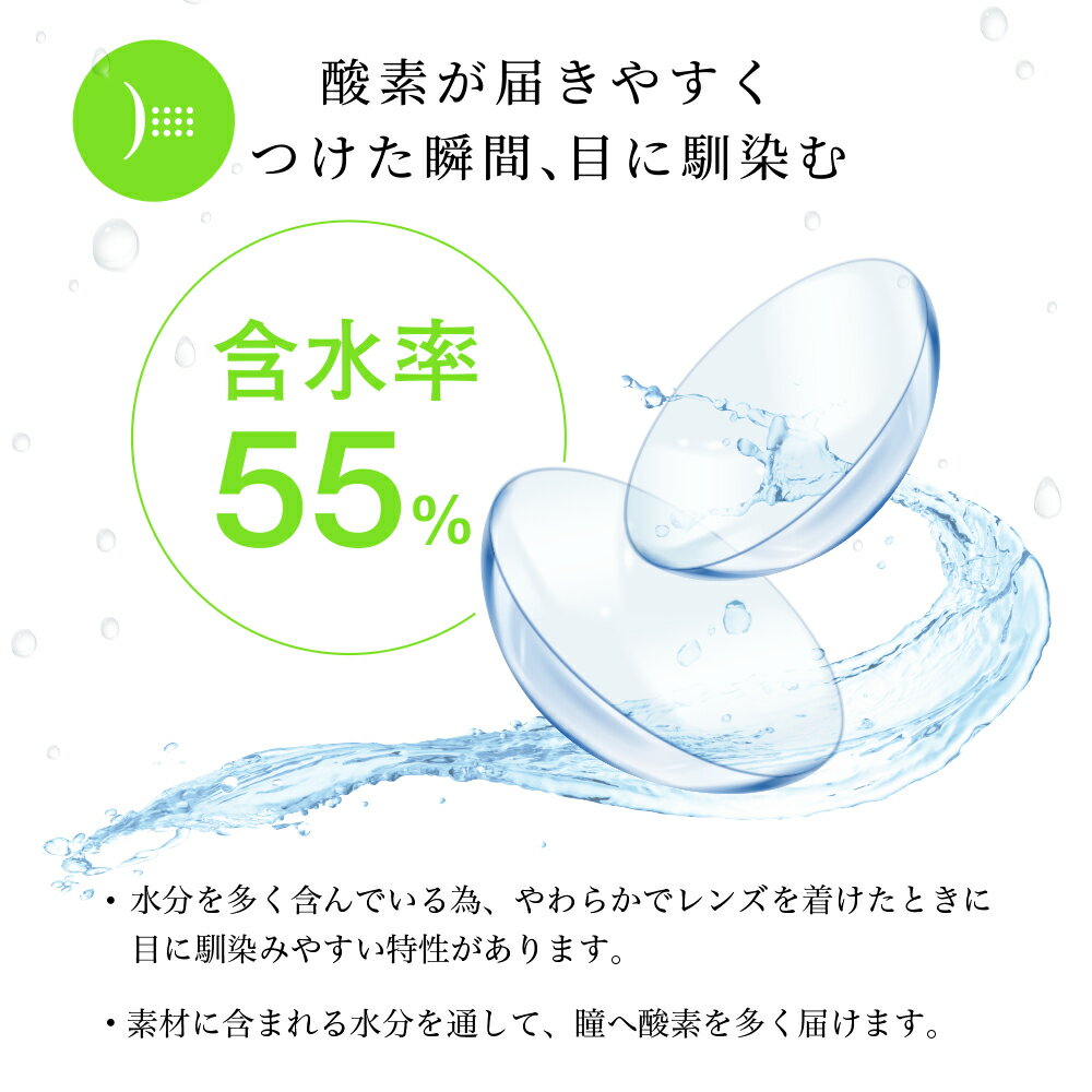 【送料無料】【4箱】エルコンワンデー55 ／ 35枚入 1日使い捨て コンタクト レンズ シンシア【メール便でのお届け】