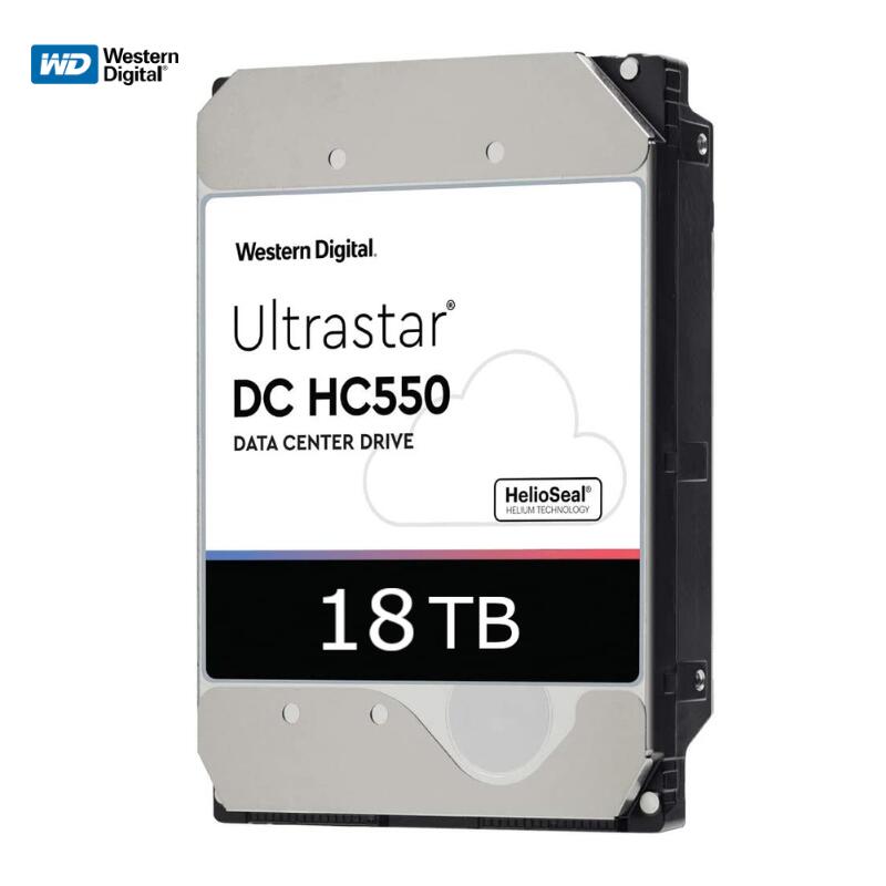 WesternDigital 18TB 内蔵ハードディスク 3.5インチ HGST Ultrastar DC HC550 データセンター向け SATA 6Gbps 7200rpm キャッシュ512MB バルク wuh721818ale6l4 WUH721818ALE6L4