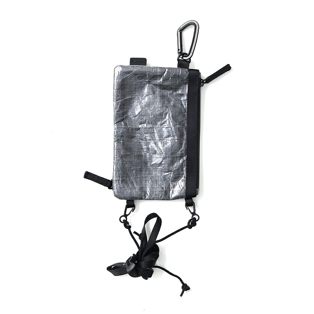 【公式】【A SCENE】Dock in pouch with Dyneema® エーシーン スマホポーチ iPhone アンドロイド 財布 ダイニーマ 2WAY サコッシュ ミニバッグ 財布機能 カード収納 軽量 アウトドア タウンユース ユニセックス 音楽フェイス 海外旅行 ajew-ascene-10000101 ajew_A SCENE サンプル画像2