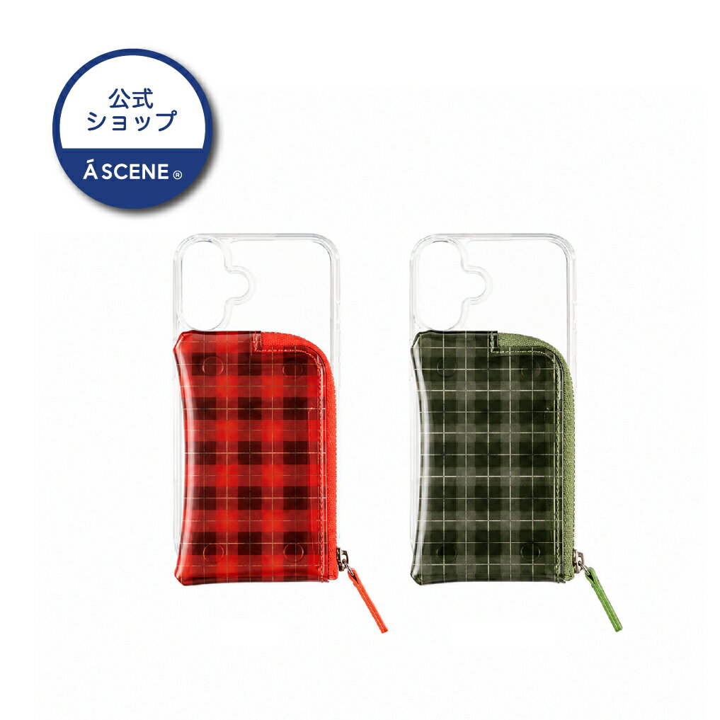 ★17シリーズ対応★PVC check clear case スマホケース エーシーン iPhone17 iPhone16 iPhone15 iPhone14 チェック柄 クリアケース 数量限定 ホリデー限定 シーズン限定 ショルダー対応 ストラップホルダー付き ギフト レディース メンズ 秋冬