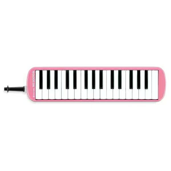 アットマークジュエリーMusicの■SUZUKI　スズキ　鍵盤ハーモニカ【メロディオン アルト　32鍵】軽量　セミハードケース付き　教育楽器　児童　子供　キッズ　小学校　小学生　新学期　入学　楽器　音楽　演奏　ギフト　ピンク　FA-32P　[後払不可]【楽ギフ_包装選択】NMG｜アングル2