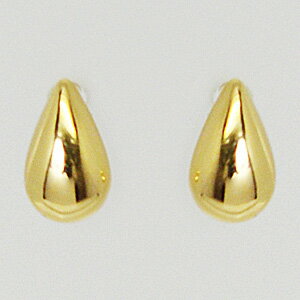 ●送料無料■K18ゴールド　18金【ドロップ　ピアス】つゆ　しずく型　MY-021【楽ギフ_包装選択】