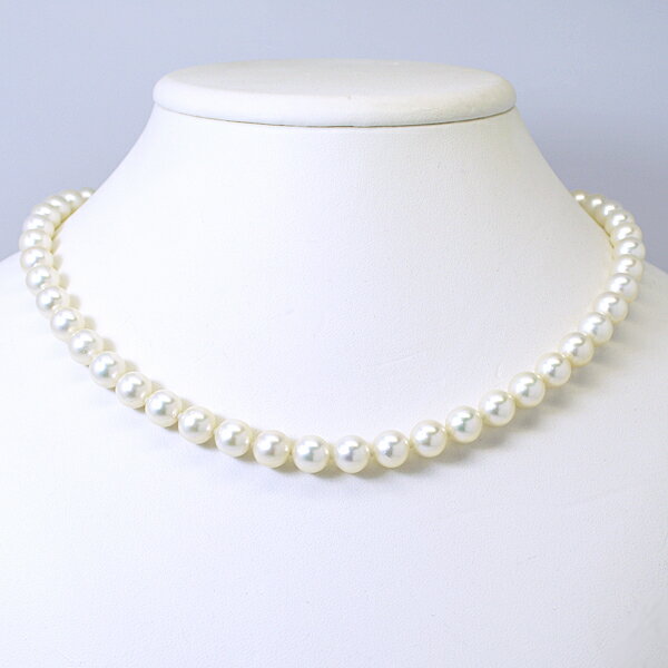 #半額以下　#現品限り シルバー SILVER925【パール ネックレス】真珠 7.5～8mm玉 フラワーモチーフ レディース 華やか 誕生石 誕生日 記念日 パーティー フォーマル セレモニー O-8891H5680【楽ギフ_包装選択】