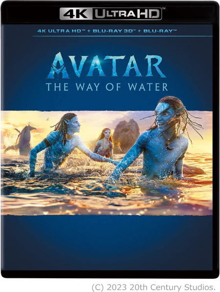 映画　5Blu-ray 【アバター：ウェイ・オブ・ウォーター 4K UHD】 10％OFF 2023/6/30発売 ○映画史を変えた、人類史上最高峰の映画シリーズ！故郷となった神秘の星パンドラでの壮絶な戦いが心揺さぶる感動を呼ぶ、ジェームズ・キャメロン渾身のSFスペクタクル超大作。 ○世界歴代興行収入第1位に輝いた前作から13年振りの続編は、世界興行収入22億ドルを突破！『タイタニック』を超える歴代第3位に到達し、映画史の頂点に君臨するシリーズとなった。 ○前作から10年後、人間の体を捨てナヴィとなったジェイクとネイティリは幸せな家族を築く。しかし、再び始まった地球人の侵略。家族とともに森を離れ海の一族のもとに身を潜めるも、間もなく敵の手が迫り…。試される家族の絆、そしてパンドラの住人たちの繋がり。未来を切り拓くための新たな戦いが始まる。 ■仕様・4K ULTRA HD ブルーレイ 1枚 ・ブルーレイ3D 2枚 ・ブルーレイ2D 2枚（本編ディスク1枚＋ボーナス・ディスク1枚） ■収録内容 ◆本編収録 ＜ボーナス・コンテンツ＞ ●パンドラの世界 -パンドラを創る -デジタルと役者たち -水の中の生き物 -水の世界を撮る -戻ってきたキャラクター -次の世代 -スパイダーの存在 -ナヴィになる -リーフの民 -命を吹き込む -RDA -新しいキャラクター -心躍る音と音楽 -パンドラの故郷 ●広がるパンドラの世界 -キャスティング -スタント -バーチャル世界の創造 -陰の立役者たち ●予告編 ＆ ミュージックビデオ -ミュージックビデオ ♪ Nothing Is Lost (You Give Me Strength) by The Weeknd -劇場予告編(1) -劇場予告編(2) ※収録予定内容の為、発売の際に収録順・内容等変更になる場合がございますので、予めご了承下さいませ。 ■【アバター：ウェイ・オブ・ウォーター ブルーレイ+DVDセット】は　こちら 「アバター」関連の他の商品はこちらへ 【ご注文前にご確認下さい！！】（日本国内） ★ただ今のご注文の出荷日は、発売日後です。 ★配送方法とお届け日数と送料につきましては、お荷物の大きさ、お届け先の地域によって異なる場合がございますので、ご理解の上、予めご了承ください。