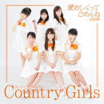【オリコン加盟店】初回盤A[取寄せ]★DVD付+シリアルナンバーカード封入■カントリーガールズ CD+DVD【愛おしくってごめんね／恋泥棒】15/3/25発売【楽ギフ_包装選択】
