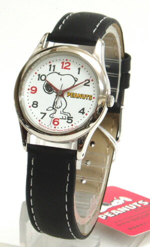 #シチズン #リズム時計 #Q&Q #スヌーピー #SNOOPY #アナログウォッチ #ブラック AA95-9854 【楽ギフ_包装選択】