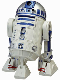 ●国内正規品/在庫あり★スターウォーズ目覚し時計【R2D2　アクション・アラーム・クロック】リズム時計国内正規品　8ZDA21BZ03　[後払不可]【楽ギフ_包装選択】