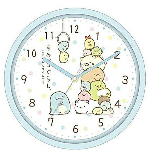 プラスト■26cmウォールクロック　掛時計【すみっコぐらし　ドット】2926-134 [代引不可]【楽ギフ_包装選択】.のサムネイル