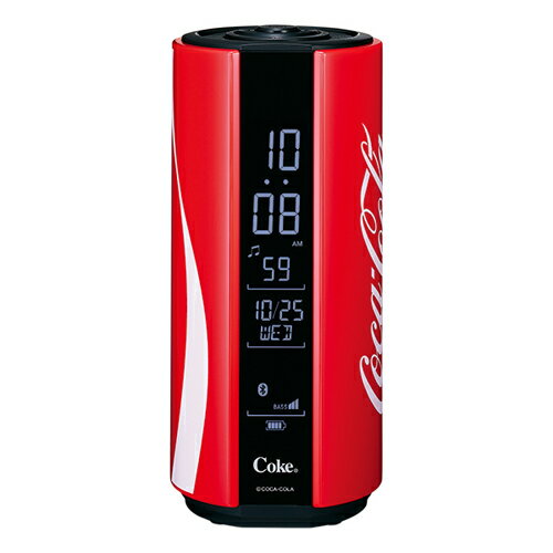 ■セイコー SEIKO　Coca-Cola コカコーラ【マルチサウンドクロック[充電式スピーカークロック]】デジタル目覚まし時計　ラジオ　防水　メロディ内蔵　AC608A　[後払不可]【楽ギフ_包装選択】.