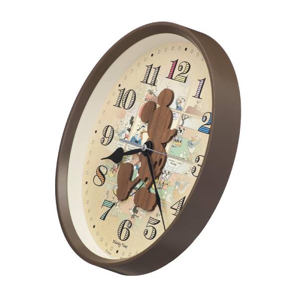 SEIKO セイコー 掛時計【ディズニー ミッキーマウス コミックアート】Disney キャラクター クオーツ シルエット かわいい おしゃれ お祝い ギフト FW590B【楽ギフ_包装選択】 [2]