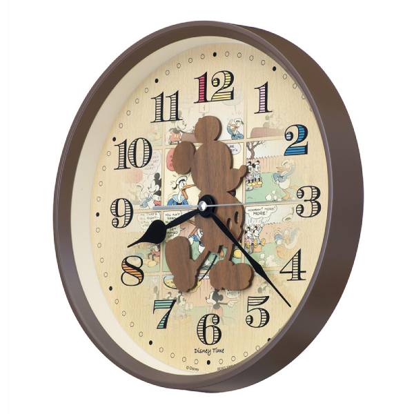 SEIKO セイコー 掛時計【ディズニー ミッキーマウス コミックアート】Disney キャラクター クオーツ シルエット かわいい おしゃれ お祝い ギフト FW590B【楽ギフ_包装選択】 [3]