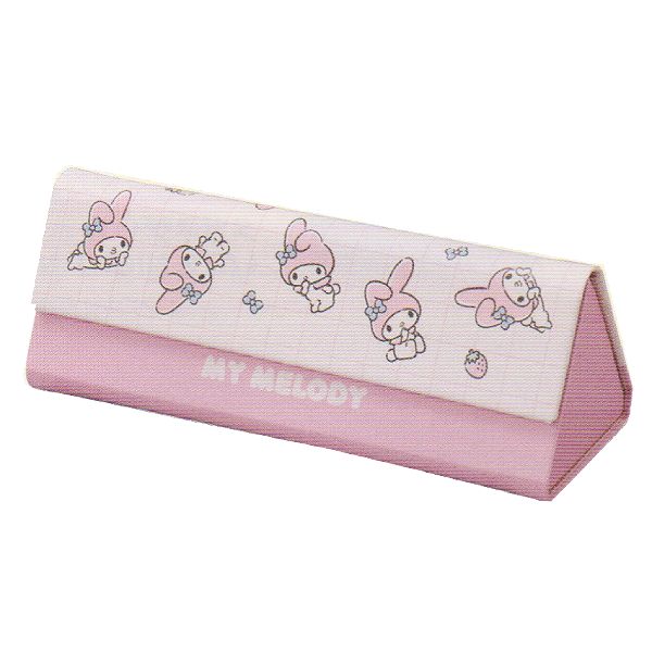 ■サンリオキャラクターズ SANRIO【クロス付き 折りたたみメガネケース】眼鏡ケース...