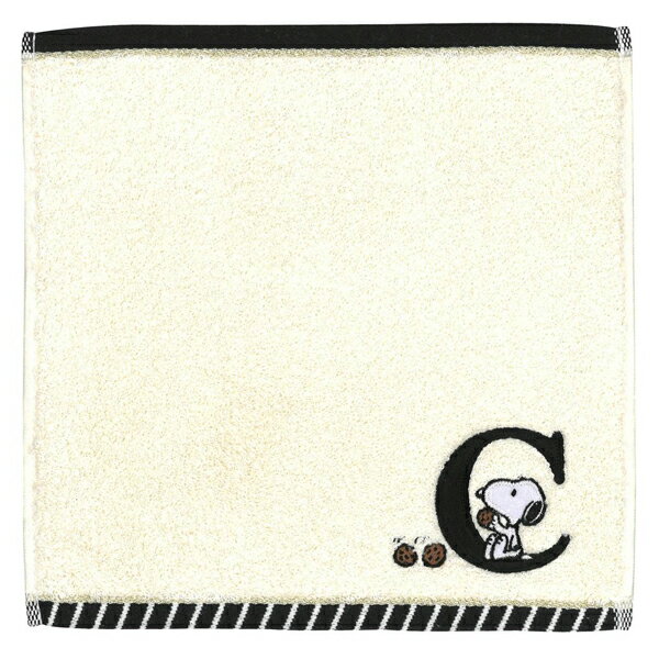 ■スヌーピー SNOOPY PEANUTS【ふわふわ イニシャル ミニタオル C 】かわいい おしゃれ アップリケ 刺繍 シンプル アルファベット 4010346【楽ギフ_包装選択】. プラスト