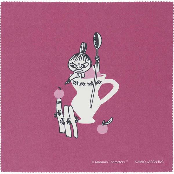 ■ムーミン MOOMIN【日本製 最高級 キャラクター メガネクロス】ザヴィーナミニマックス メガネ拭き ク..