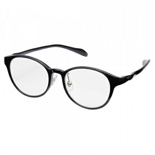 ★シニアグラス　老眼鏡【COSTADO[コスタード]　リーディンググラス　クラシックシリーズ】軽量　度無し＆6度数　ブラック　LT-P014BK　[後払い不可]【楽ギフ_包装選択】パール