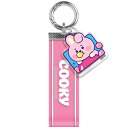 ●クラックス■ 公式 BT21 防弾少年団 BTS【ロゴテープキーチェーン キーホルダー アクリルチャーム】COOKY CR-103710【楽ギフ_包装選択】.