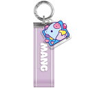 ●クラックス■ 公式 BT21 防弾少年団 BTS【ロゴテープキーチェーン キーホルダー アクリルチャーム】MANG CR-103712【楽ギフ_包装選択】.