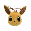 ■ポケットモンスター ポケモン【プラがまぐち イーブイ】キャラクター ぬいぐるみポシェット ショルダーバッグ ポーチ 小物入れ お財布 ウォレット かわいい プ...