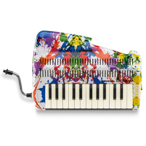 ★限定モデル ■SUZUKI スズキ【鍵盤リコーダー アンデス andes 25F】吹奏鍵盤笛 鍵盤楽器 リコーダー 笛の音 和音演奏 癒し ほのぼのした音色 楽器 音楽 演奏 プレゼント ギフト カラフル 個性的 インク模様 スプラッシュ andes25F SPLASH【楽ギフ_包装選択】 NMG